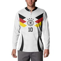 Custom Germany National Football Button Sweatshirt Die Mannschaft 2026 - Wonder Print Shop