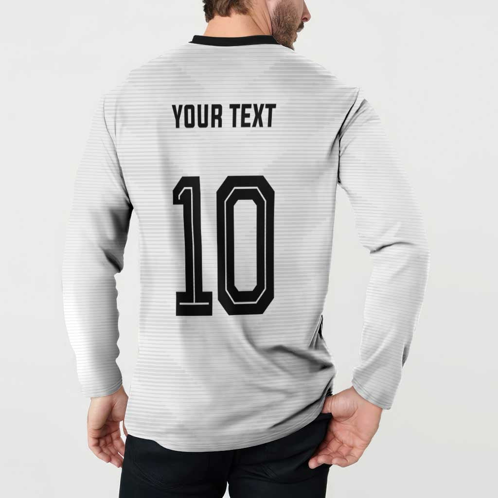 Custom Germany National Football Button Sweatshirt Die Mannschaft 2026 - Wonder Print Shop