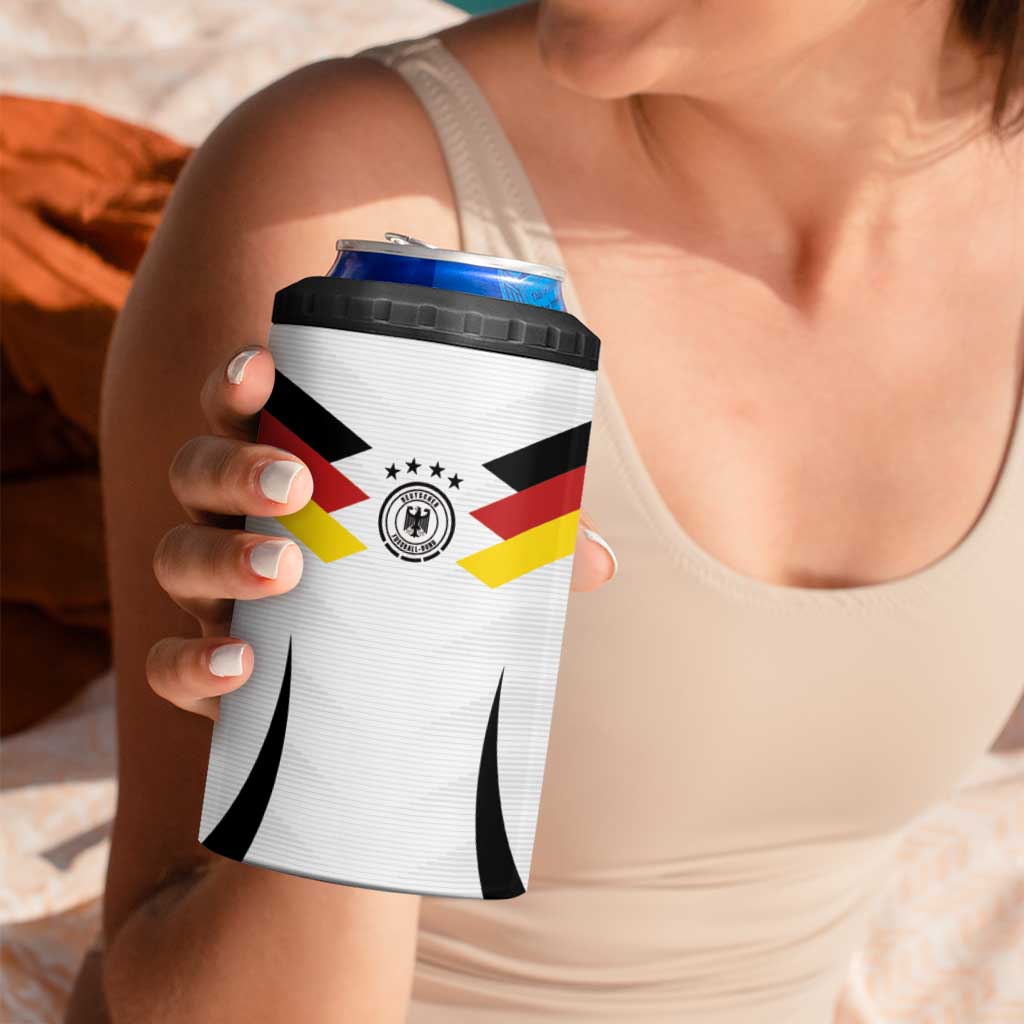 Custom Germany National Football 4 in 1 Can Cooler Tumbler Die Mannschaft 2026 - Wonder Print Shop