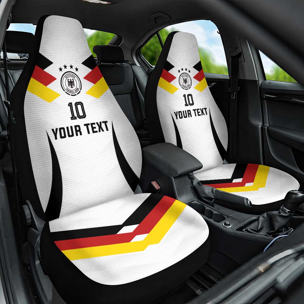 Custom Germany National Football Car Seat Cover Die Mannschaft 2026 - Wonder Print Shop
