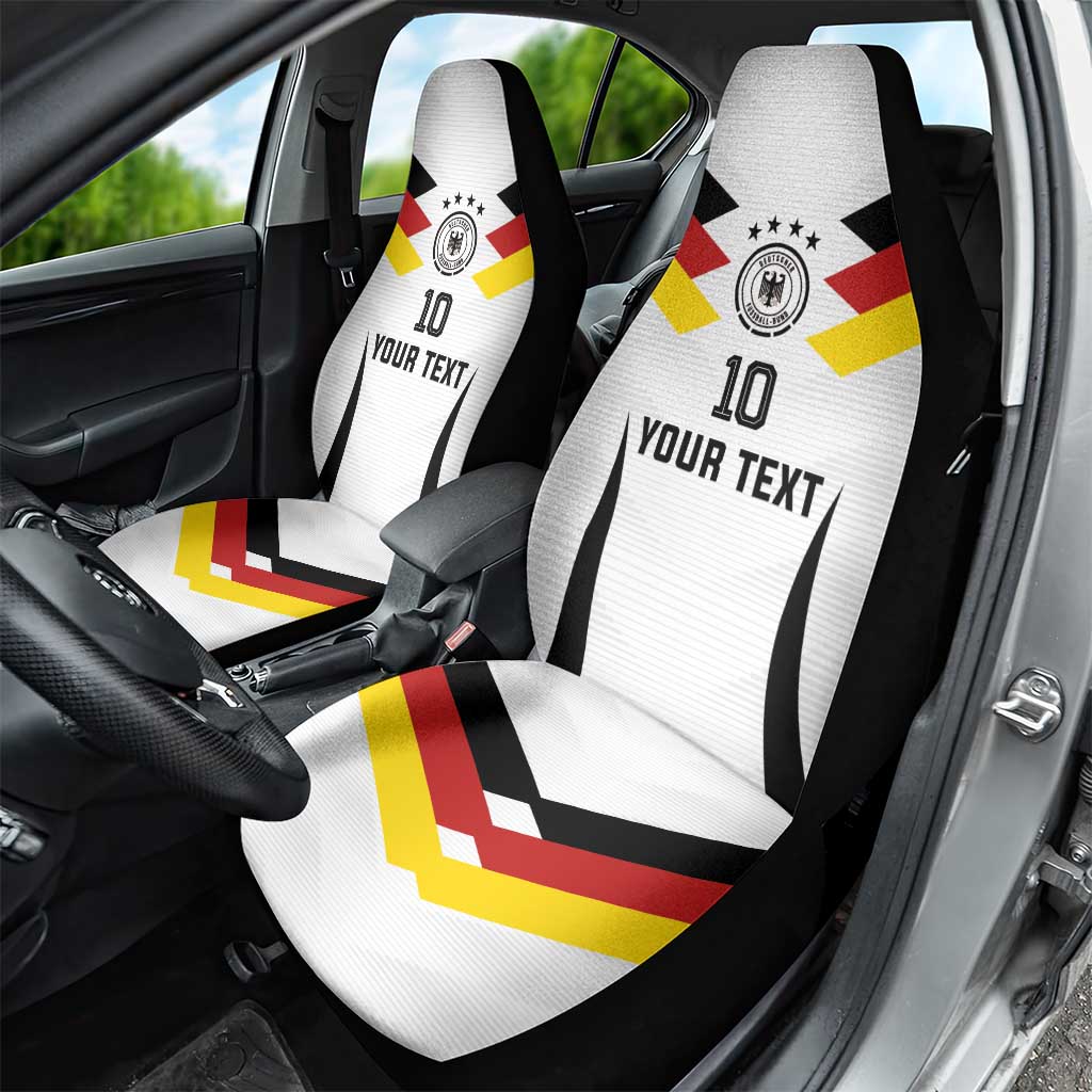 Custom Germany National Football Car Seat Cover Die Mannschaft 2026 - Wonder Print Shop