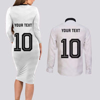 Custom Germany National Football Couples Matching Long Sleeve Bodycon Dress and Long Sleeve Button Shirt Die Mannschaft 2026 - Wonder Print Shop