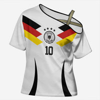 Custom Germany National Football Cross Shoulder Shirt Die Mannschaft 2026 - Wonder Print Shop