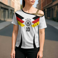 Custom Germany National Football Cross Shoulder Shirt Die Mannschaft 2026 - Wonder Print Shop