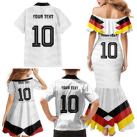 Custom Germany National Football Family Matching Mermaid Dress and Hawaiian Shirt Die Mannschaft 2026 - Wonder Print Shop