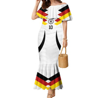 Custom Germany National Football Family Matching Mermaid Dress and Hawaiian Shirt Die Mannschaft 2026 - Wonder Print Shop