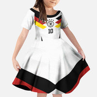Custom Germany National Football Family Matching Off Shoulder Maxi Dress and Hawaiian Shirt Die Mannschaft 2026 - Wonder Print Shop
