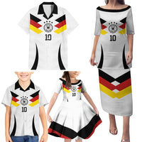 Custom Germany National Football Family Matching Puletasi and Hawaiian Shirt Die Mannschaft 2026 - Wonder Print Shop