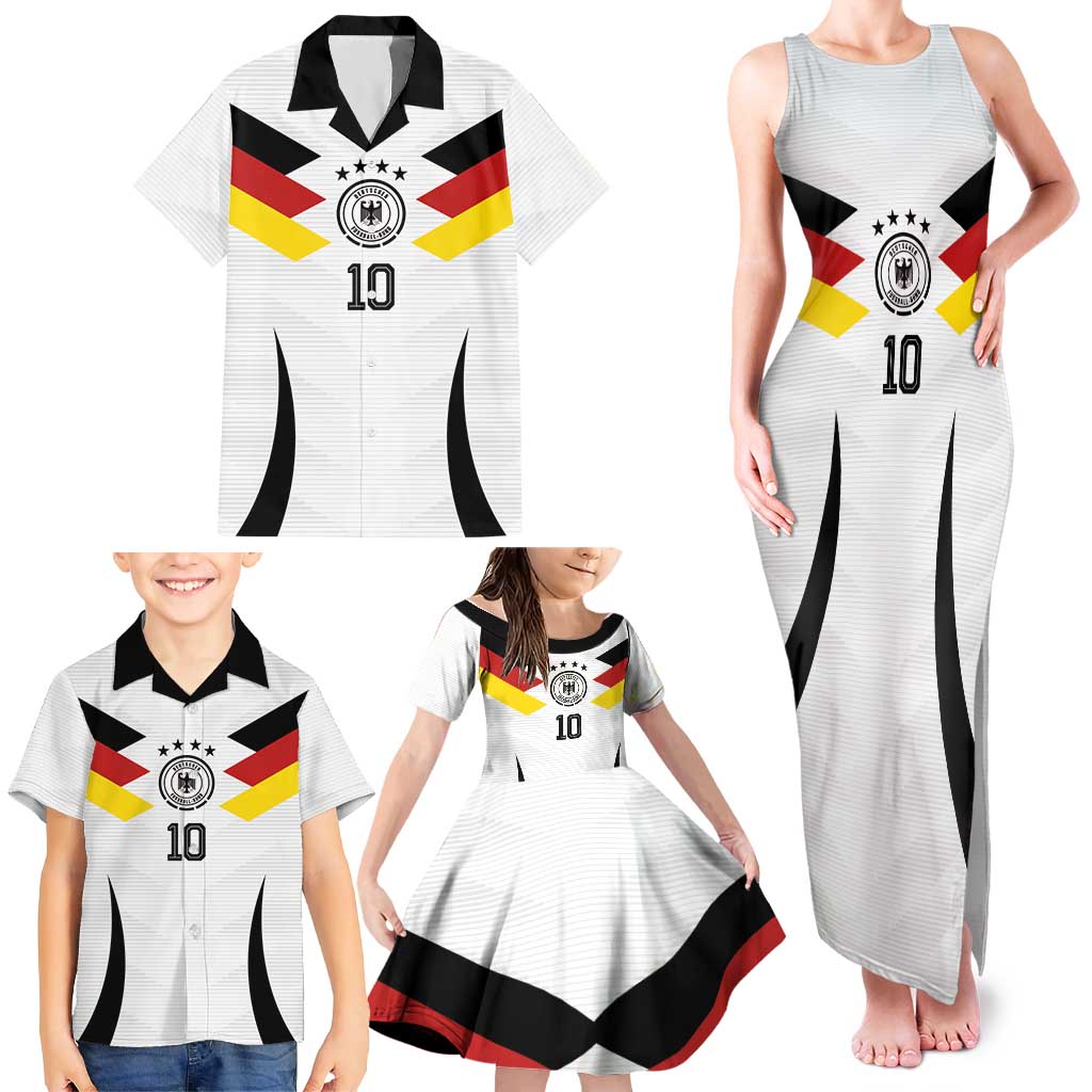 Custom Germany National Football Family Matching Tank Maxi Dress and Hawaiian Shirt Die Mannschaft 2026 - Wonder Print Shop