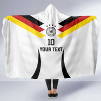 Custom Germany National Football Hooded Blanket Die Mannschaft 2026 - Wonder Print Shop