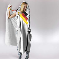 Custom Germany National Football Hooded Blanket Die Mannschaft 2026 - Wonder Print Shop