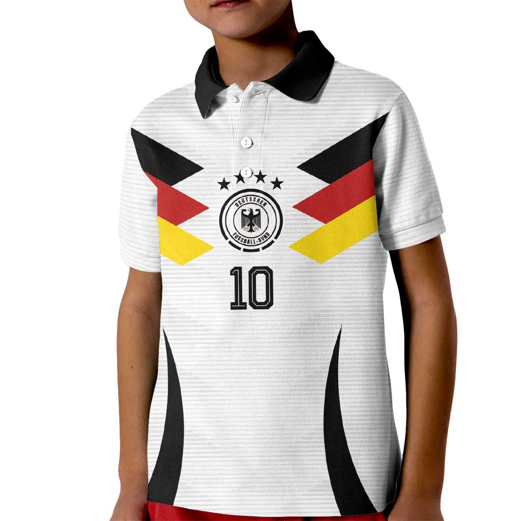 Custom Germany National Football Kid Polo Shirt Die Mannschaft 2026 - Wonder Print Shop