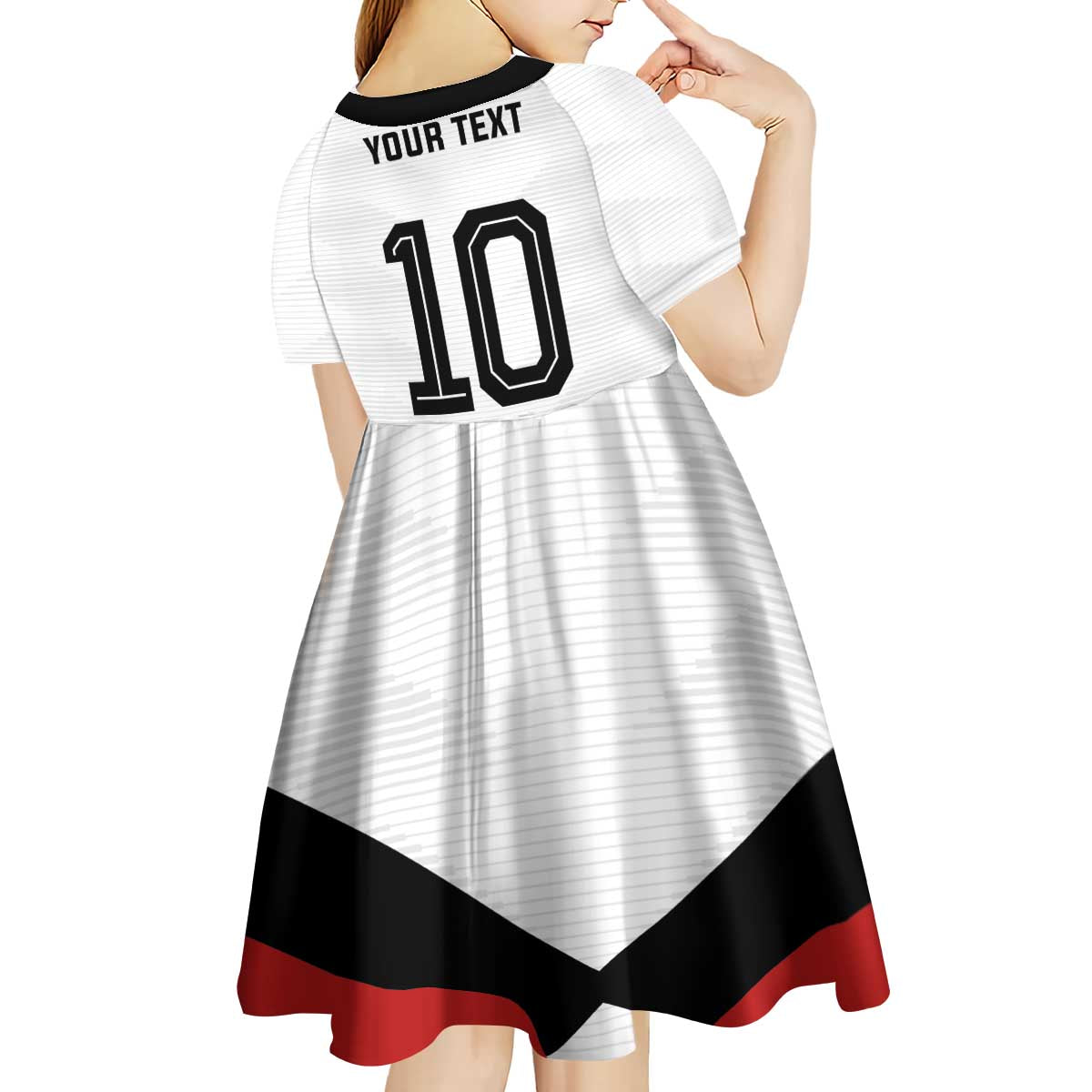 Custom Germany National Football Kid Short Sleeve Dress Die Mannschaft 2026 - Wonder Print Shop