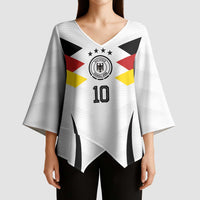 Custom Germany National Football Kimono Sleeve Blouse Die Mannschaft 2026 - Wonder Print Shop