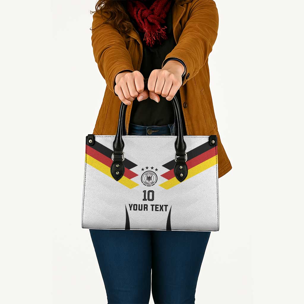 Custom Germany National Football Leather Bag Die Mannschaft 2026 - Wonder Print Shop