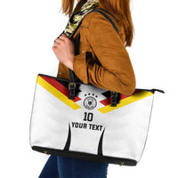 Custom Germany National Football Leather Tote Bag Die Mannschaft 2026 - Wonder Print Shop