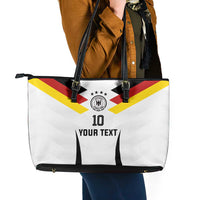 Custom Germany National Football Leather Tote Bag Die Mannschaft 2026 - Wonder Print Shop
