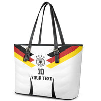 Custom Germany National Football Leather Tote Bag Die Mannschaft 2026 - Wonder Print Shop