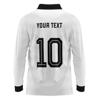 Custom Germany National Football Long Sleeve Polo Shirt Die Mannschaft 2026 - Wonder Print Shop