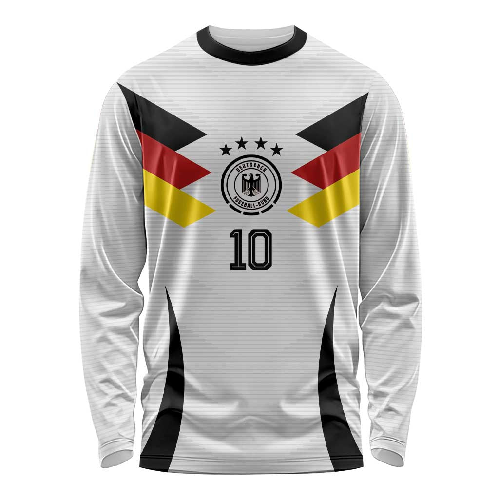 Custom Germany National Football Long Sleeve Shirt Die Mannschaft 2026 - Wonder Print Shop