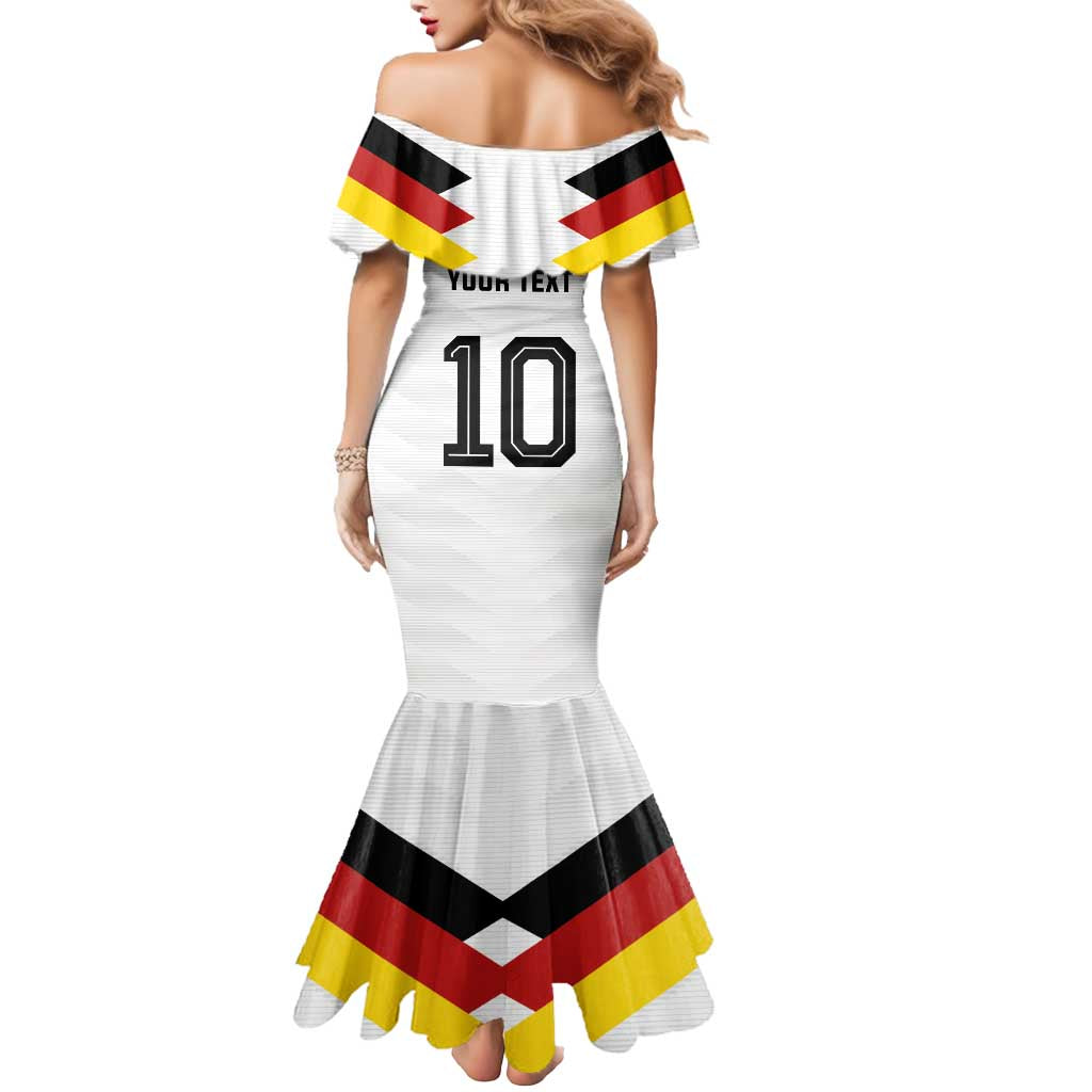 Custom Germany National Football Mermaid Dress Die Mannschaft 2026 - Wonder Print Shop
