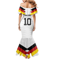 Custom Germany National Football Mermaid Dress Die Mannschaft 2026 - Wonder Print Shop