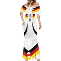 Custom Germany National Football Mermaid Dress Die Mannschaft 2026 - Wonder Print Shop