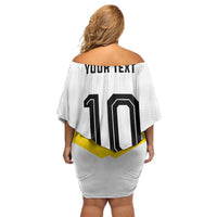 Custom Germany National Football Off Shoulder Short Dress Die Mannschaft 2026 - Wonder Print Shop
