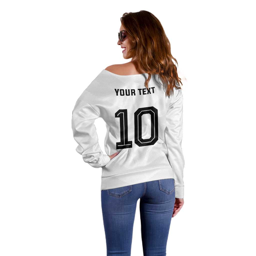 Custom Germany National Football Off Shoulder Sweater Die Mannschaft 2026 - Wonder Print Shop