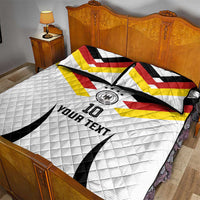Custom Germany National Football Quilt Bed Set Die Mannschaft 2026 - Wonder Print Shop