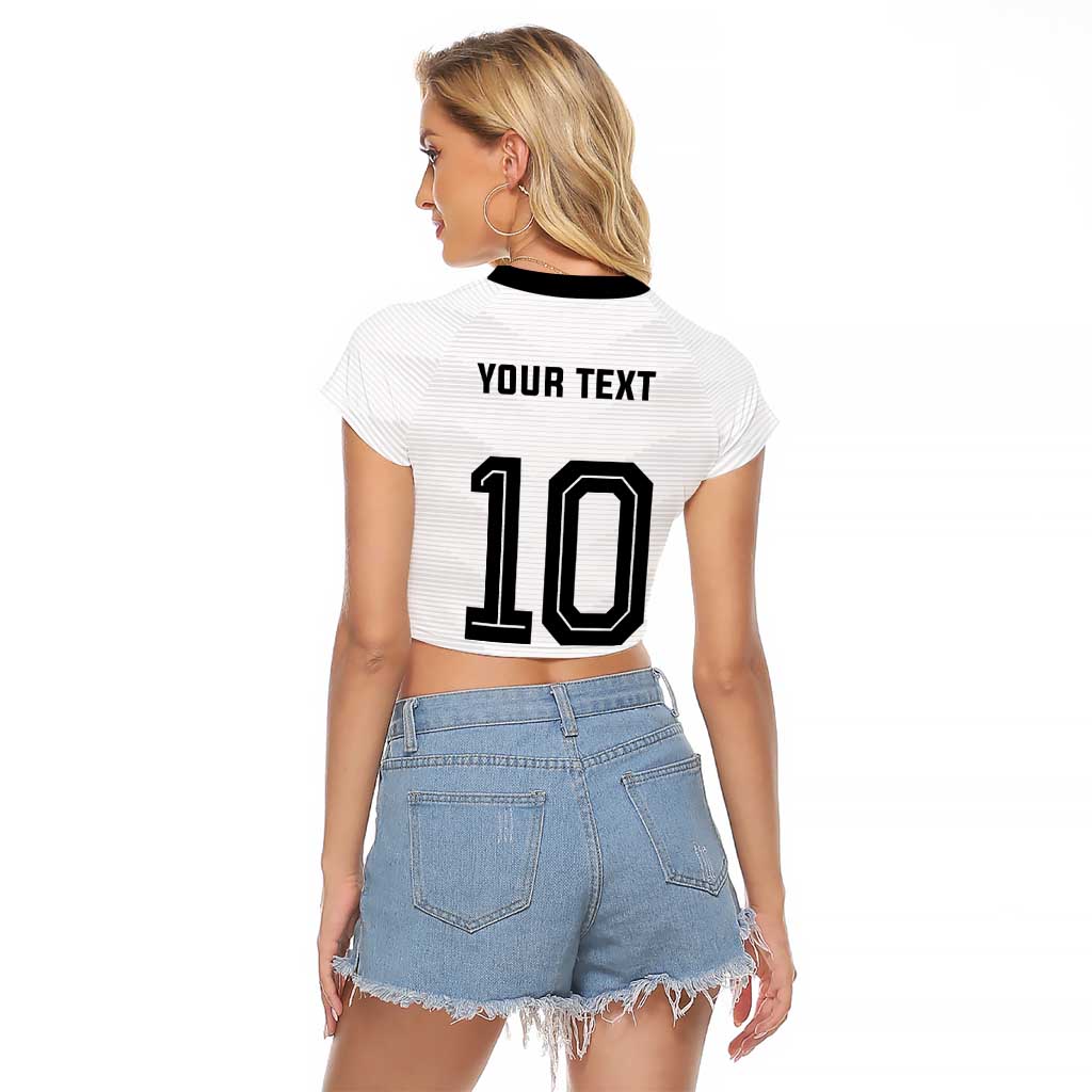 Custom Germany National Football Raglan Cropped T Shirt Die Mannschaft 2026 - Wonder Print Shop