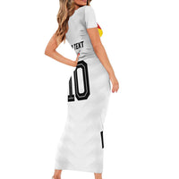Custom Germany National Football Short Sleeve Bodycon Dress Die Mannschaft 2026 - Wonder Print Shop