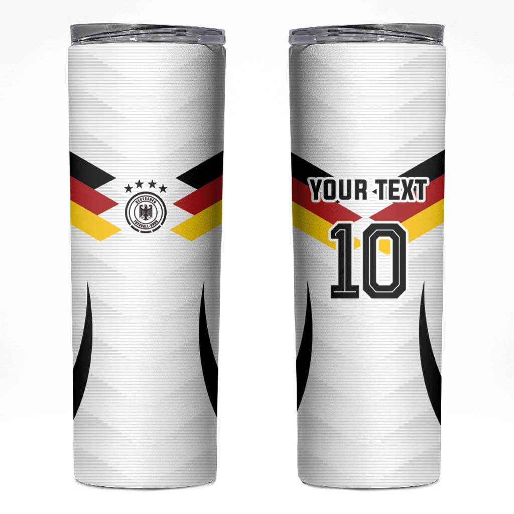 Custom Germany National Football Skinny Tumbler Die Mannschaft 2026 - Wonder Print Shop