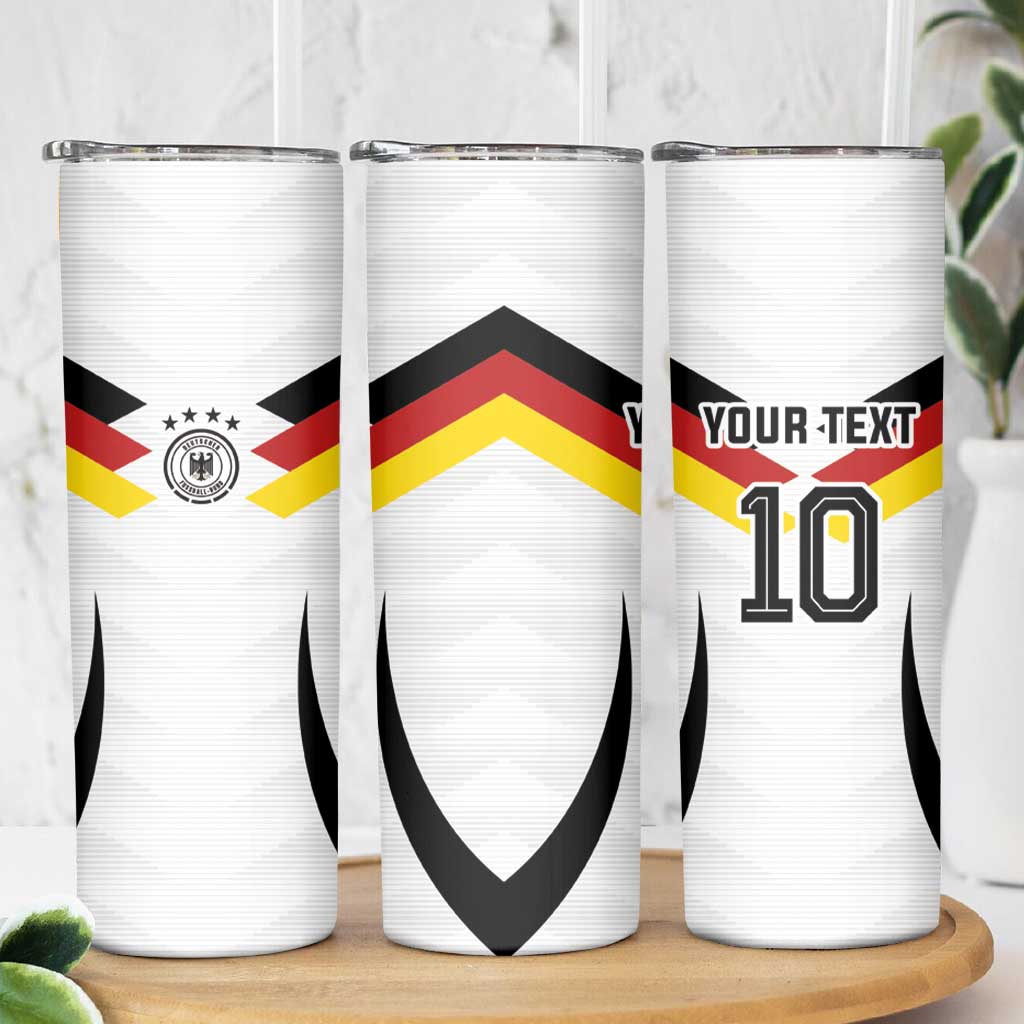 Custom Germany National Football Skinny Tumbler Die Mannschaft 2026 - Wonder Print Shop