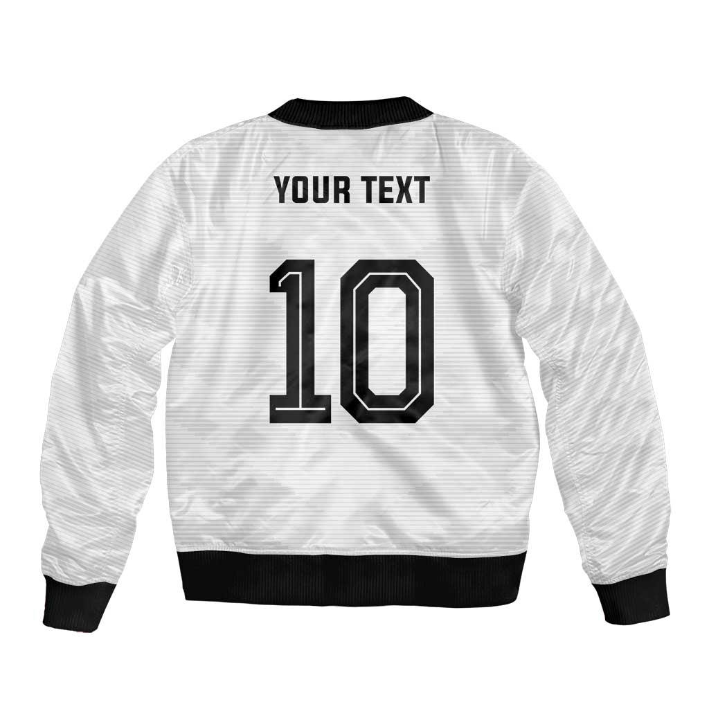 Custom Germany National Football Sleeve Zip Bomber Jacket Die Mannschaft 2026 - Wonder Print Shop