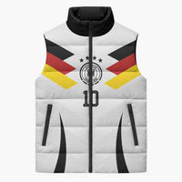 Custom Germany National Football Sleeveless Puffer Jacket Die Mannschaft 2026 - Wonder Print Shop
