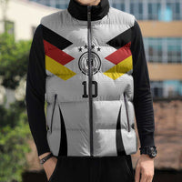 Custom Germany National Football Sleeveless Puffer Jacket Die Mannschaft 2026 - Wonder Print Shop