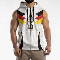 Custom Germany National Football Sleeveless Zip Hoodie Die Mannschaft 2026 - Wonder Print Shop