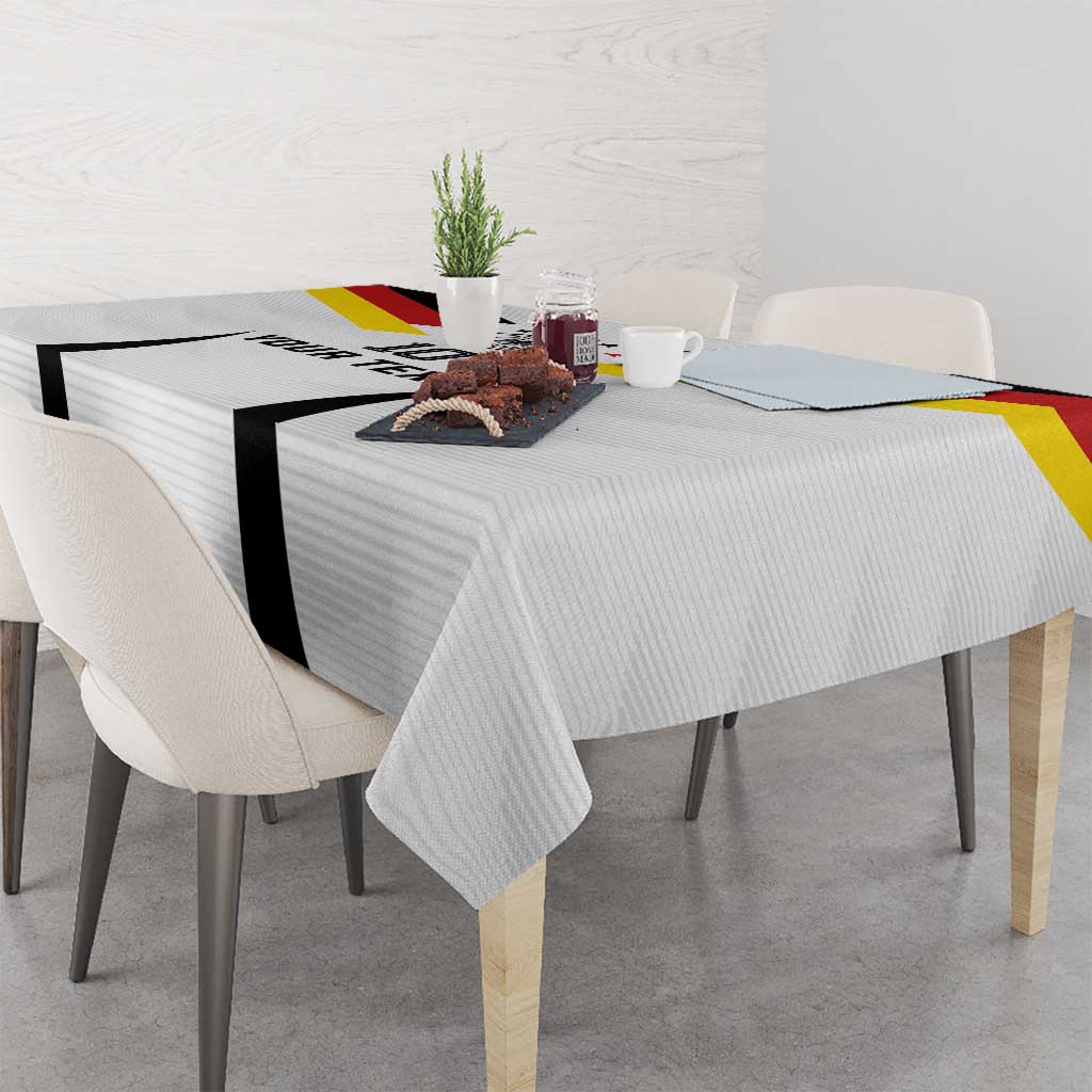 Custom Germany National Football Tablecloth Die Mannschaft 2026 - Wonder Print Shop