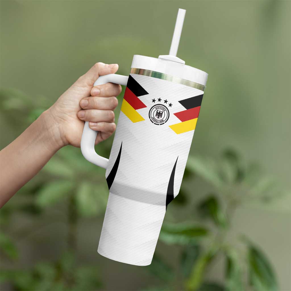 Custom Germany National Football Tumbler With Handle Die Mannschaft 2026 - Wonder Print Shop