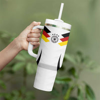 Custom Germany National Football Tumbler With Handle Die Mannschaft 2026 - Wonder Print Shop