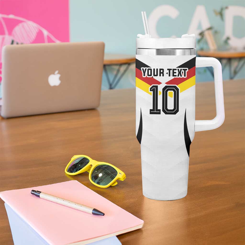 Custom Germany National Football Tumbler With Handle Die Mannschaft 2026 - Wonder Print Shop