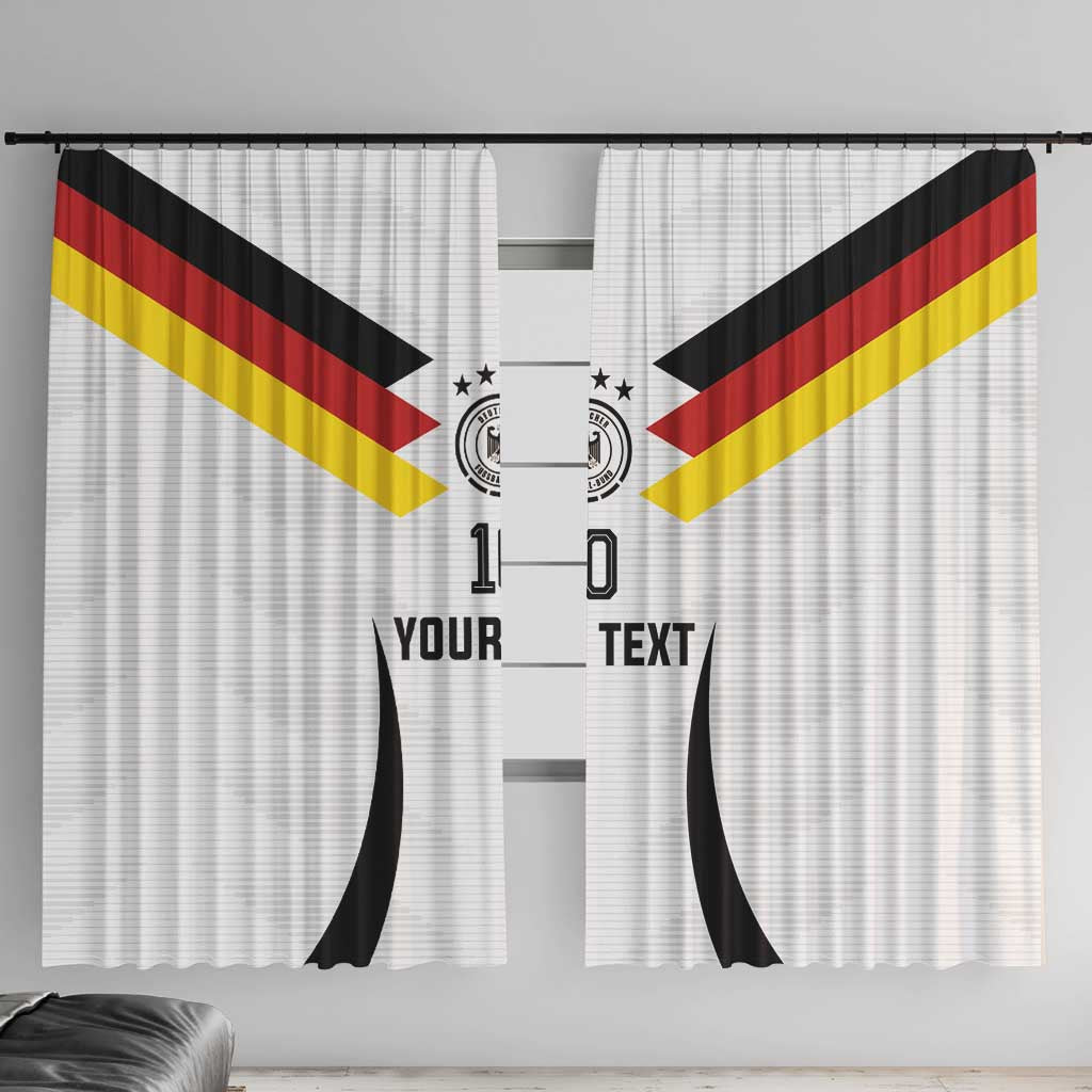 Custom Germany National Football Window Curtain Die Mannschaft 2026 - Wonder Print Shop