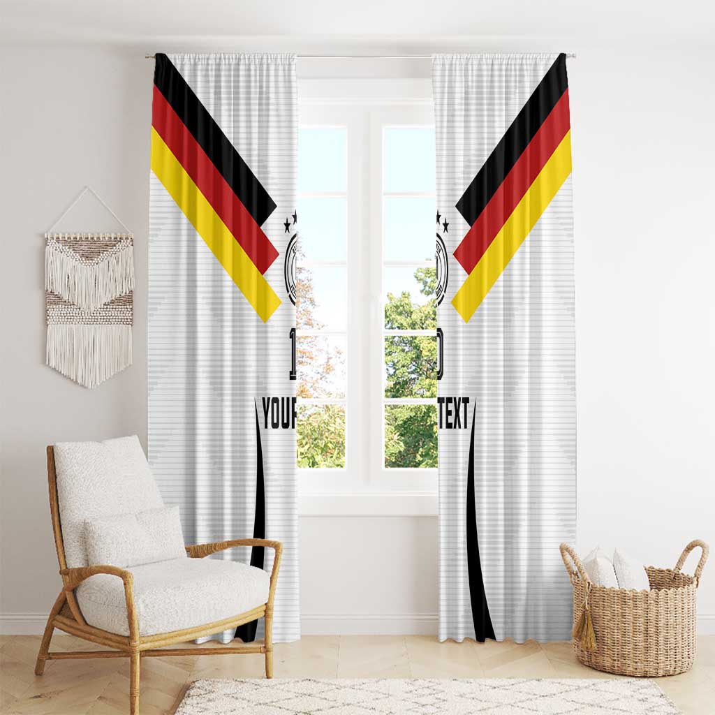 Custom Germany National Football Window Curtain Die Mannschaft 2026 - Wonder Print Shop