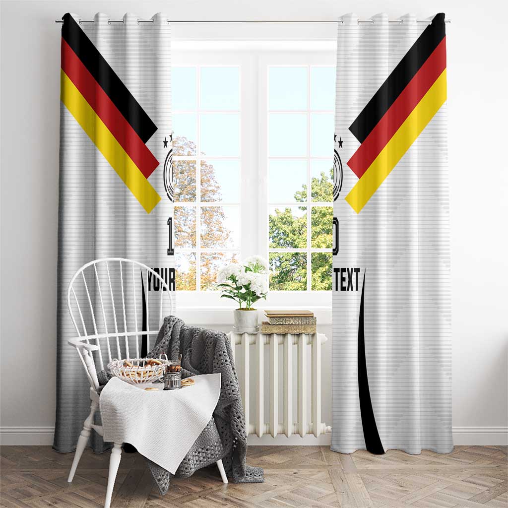 Custom Germany National Football Window Curtain Die Mannschaft 2026 - Wonder Print Shop