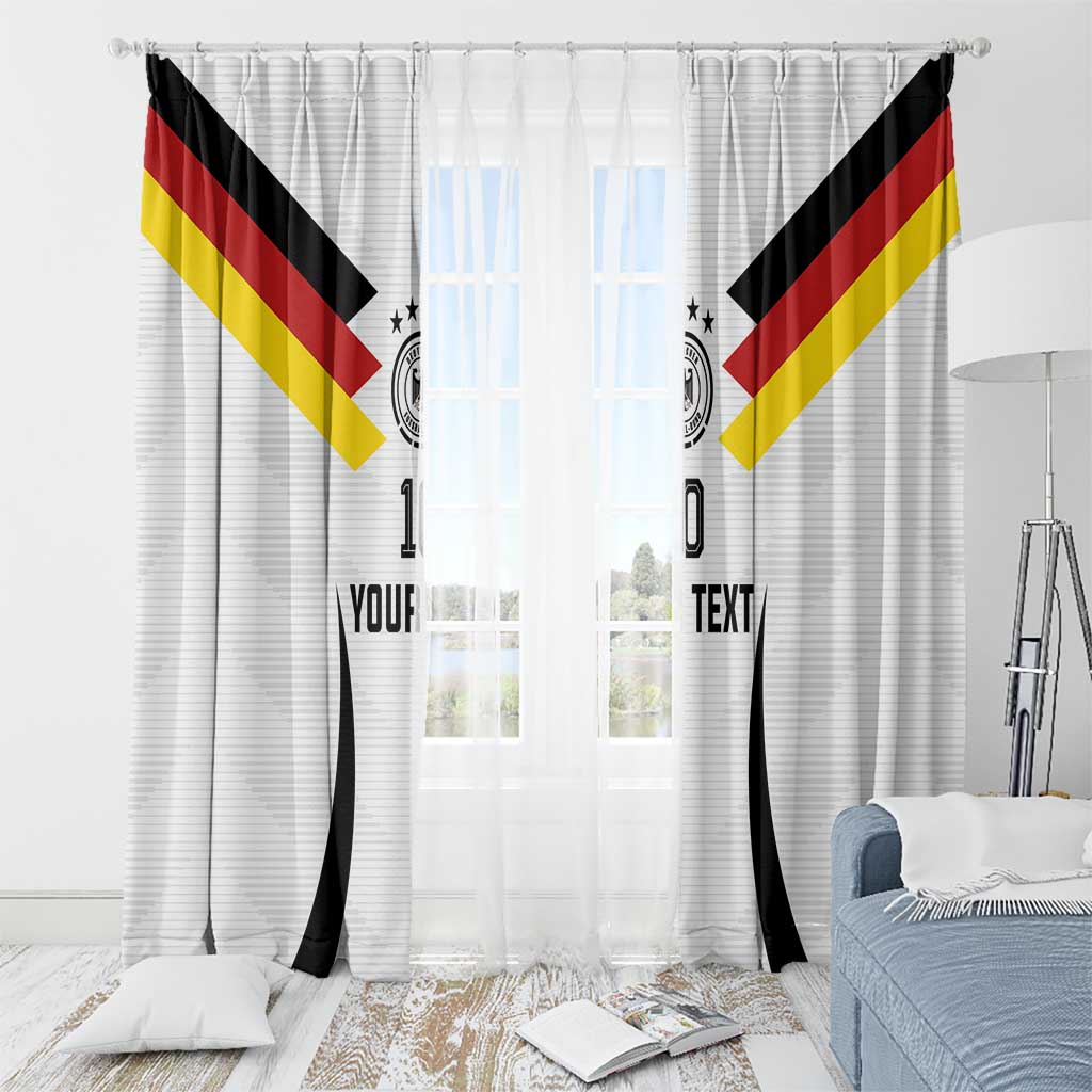 Custom Germany National Football Window Curtain Die Mannschaft 2026 - Wonder Print Shop