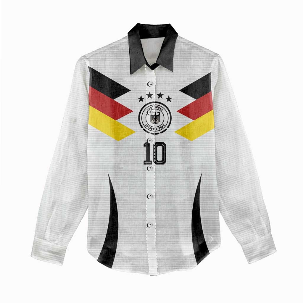 Custom Germany National Football Women Casual Shirt Die Mannschaft 2026 - Wonder Print Shop