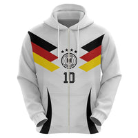 Custom Germany National Football Zip Hoodie Die Mannschaft 2026 - Wonder Print Shop