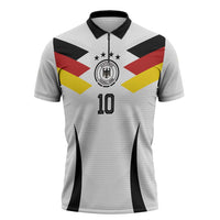 Custom Germany National Football Zipper Polo Shirt Die Mannschaft 2026 - Wonder Print Shop
