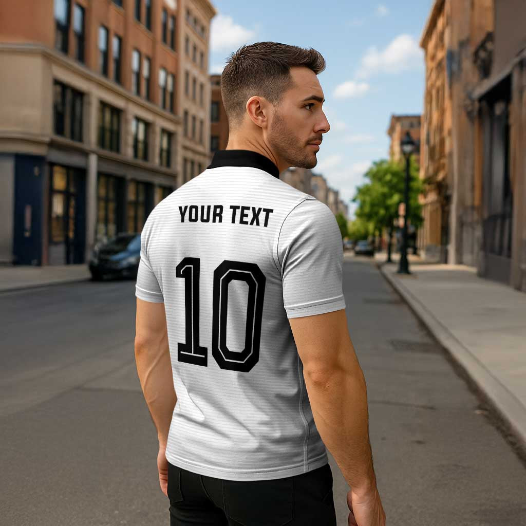 Custom Germany National Football Zipper Polo Shirt Die Mannschaft 2026 - Wonder Print Shop